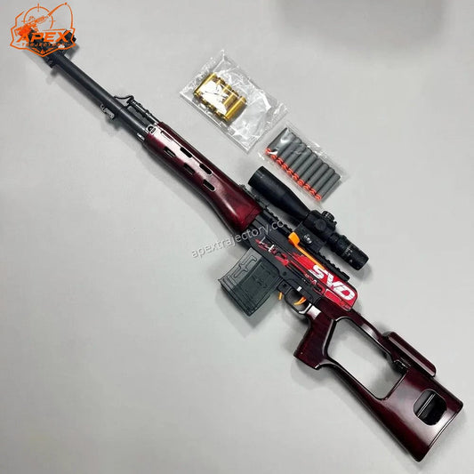 New SVD Sniper With Exquisite Color Soft Bullet Gun Toy