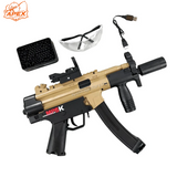 精巧な彫刻が施されたMP5Kゼラブラスター 高連射性能 7色発光サイレンサー付きでスムーズな射撃を実現