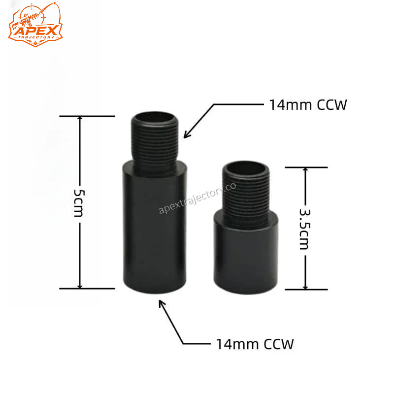 14mm CCW CNCメタル延長チューブ