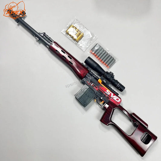 New SVD Sniper With  Exquisite Color Soft Bullet Gun Toy