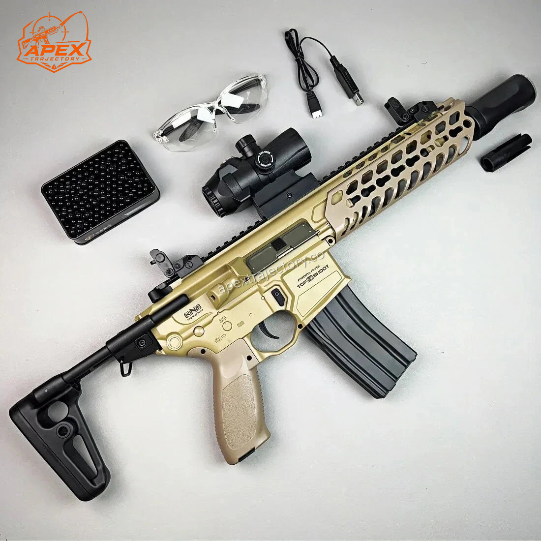 MCX Gel Blaster con cerrojo móvil hacia adelante y hacia atrás