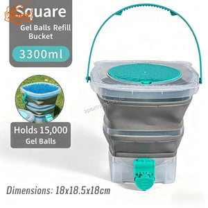 Cubo Multifuncional para Remojar Bolas de Gel