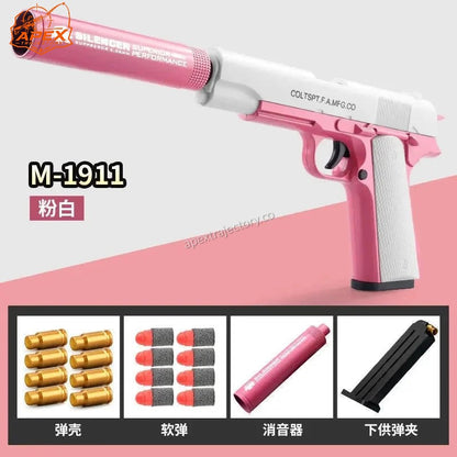 New Plastic EVA Foam Darts Bullets Gun Aim Train Handgun Air Gun