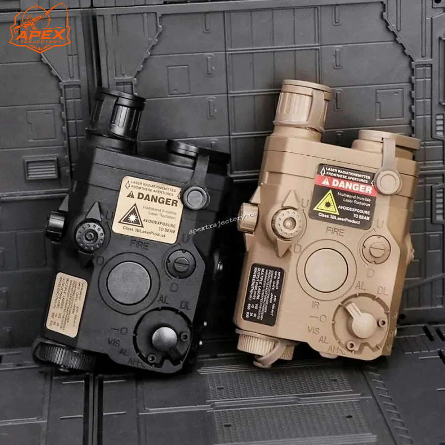 Red Laser+Green Laser+Flashlight Multifunctional Tactical Beam Battery Case