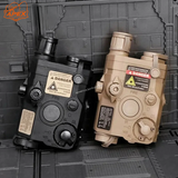 赤色レーザー+緑色レーザー+フラッシュライト多機能タクティカルビームバッテリーケース