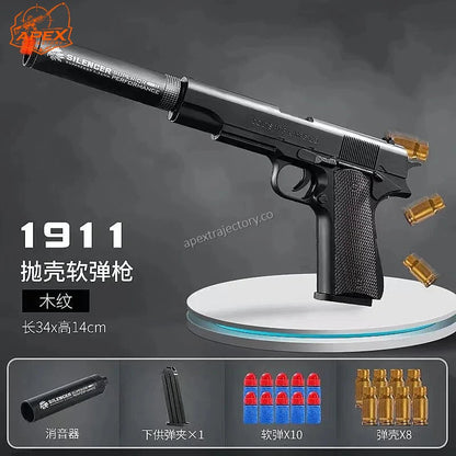 New Plastic EVA Foam Darts Bullets Gun Aim Train Handgun Air Gun