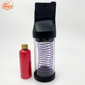 Cargador de botella con resorte de presión