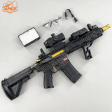 カーボンファイバーゴールド装飾 M416 ジェルブラスター