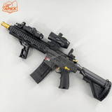 カーボンファイバーゴールド装飾 M416 ジェルブラスター
