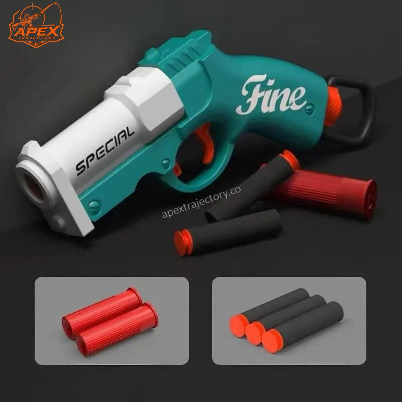 Pistola de juguete con dardos de precisión