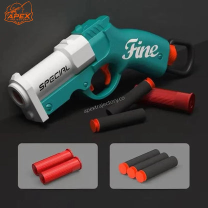 Pistola de juguete con dardos de precisión