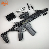 精巧な彫刻 MCX ジェルブラスター 高連射性能 スムーズな射撃 7色発光サイレンサー付き