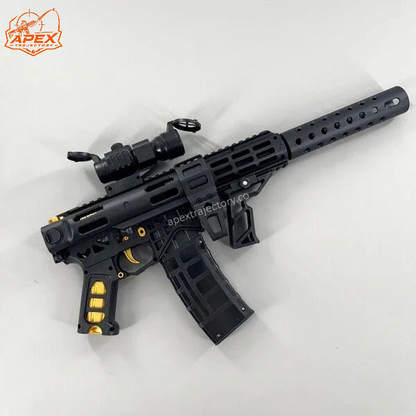 Gel Blaster MK1 con adornos dorados