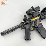 カーボンファイバーゴールド装飾 M416 ジェルブラスター
