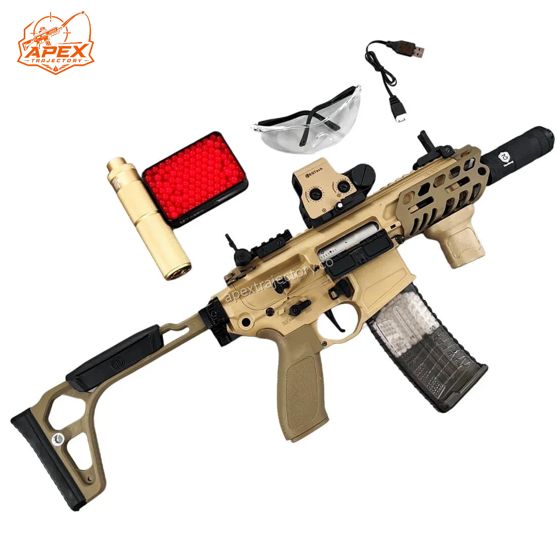 MCX Gel Blaster con cerrojo móvil hacia adelante y hacia atrás