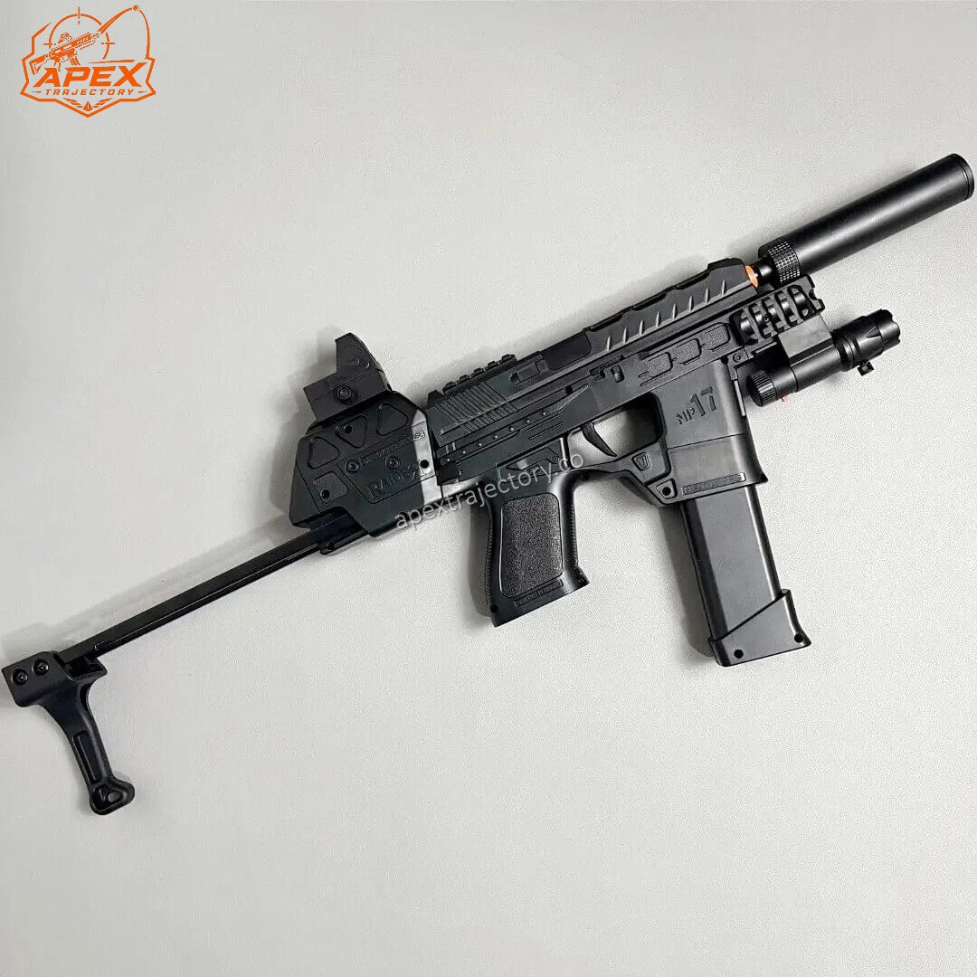 Mp17 Gel Blaster con culata metálica, raíl metálico