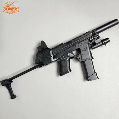Mp17 Gel Blaster con culata metálica, raíl metálico