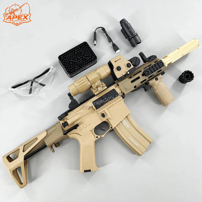 DD M4-PDW Pistola de bolas de gel de alta velocidad con cargador metálico - Modelo insignia