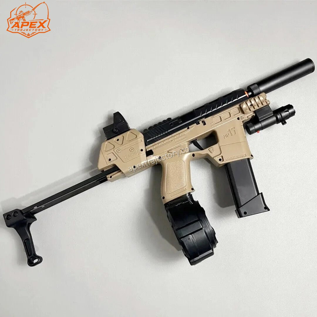 Mp17 Gel Blaster con culata metálica, raíl metálico