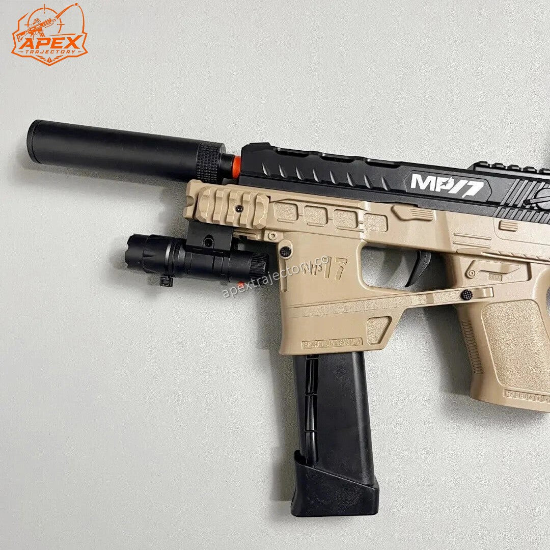 Mp17 Gel Blaster con culata metálica, raíl metálico